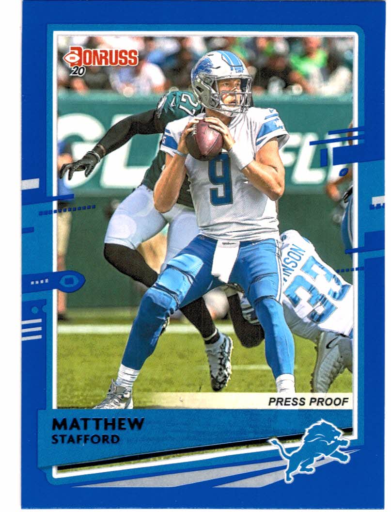 Mavin  2018 Donruss Barry Sanders Detroit Lions Press Proof #102