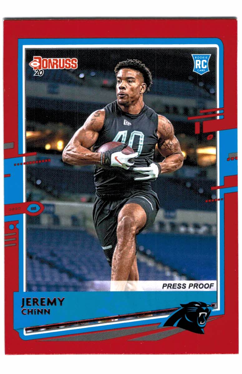 Tommy Tremble 2021 Donruss Rated Rookie Press Proof Red #302 RC Panthers