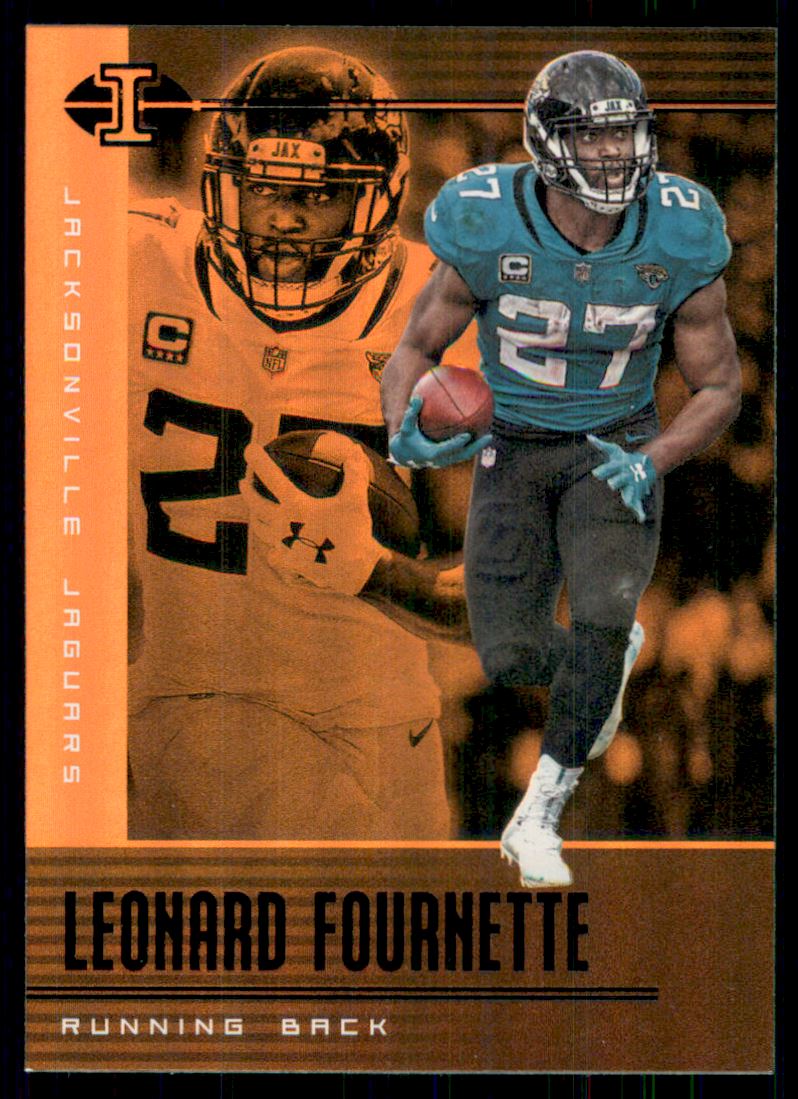 2019 Panini Illusions Trophy Collection Orange #16 Leonard Fournette