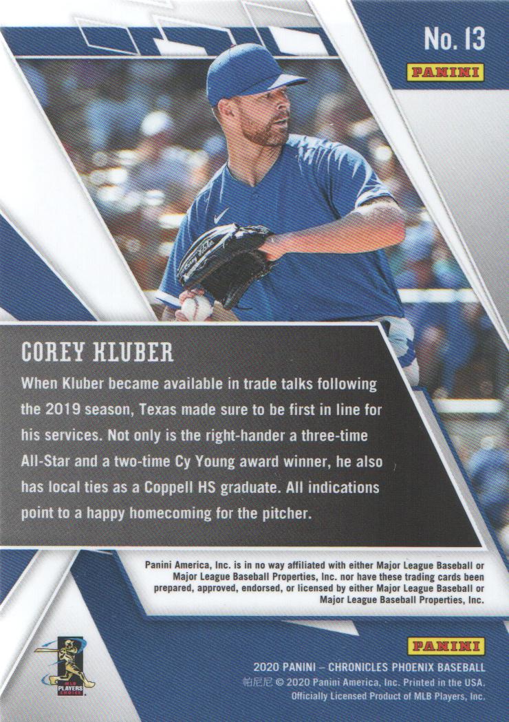 2020 Panini Chronicles Baseball Phoenix Holo Parallel: Pick from List - Picture 5 of 7