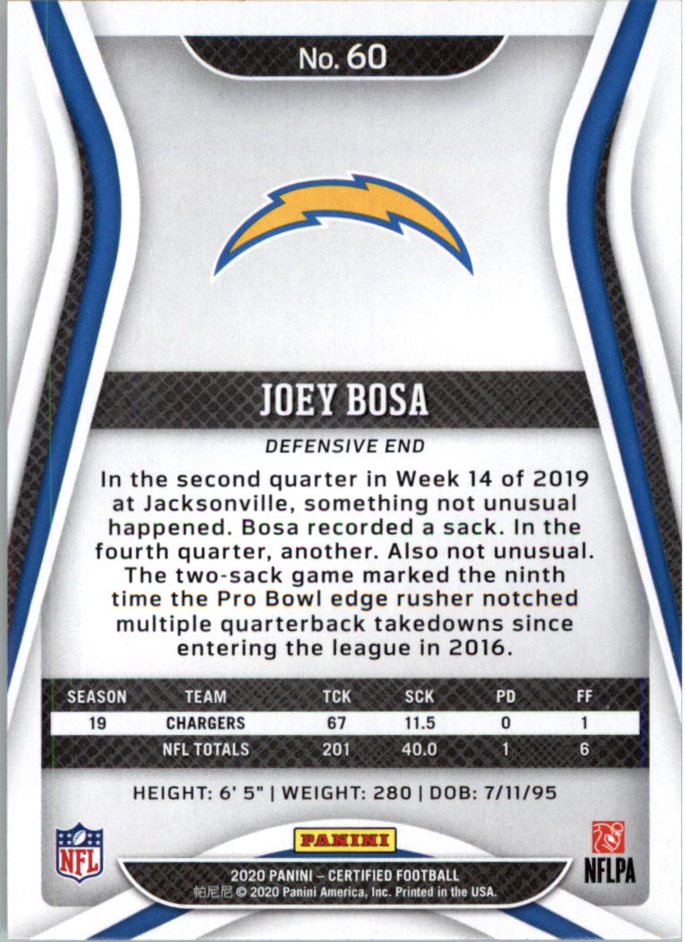 2020 Certified Football Card Pick (Base)