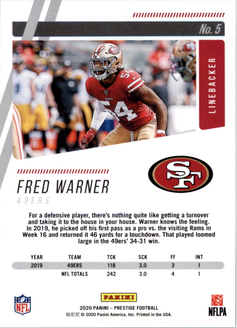 2020 Prestige Football Card Pick (Base) 1-103