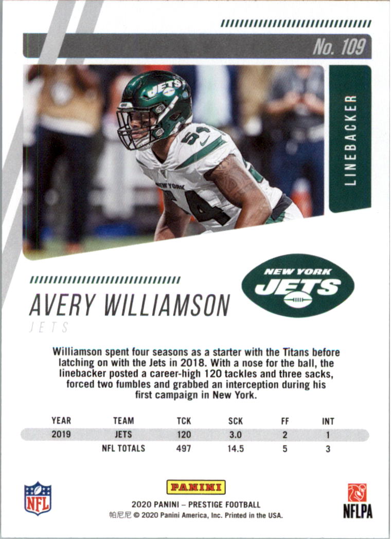 2020 Prestige Football Card Pick 101-330 - Bild 19 von 419