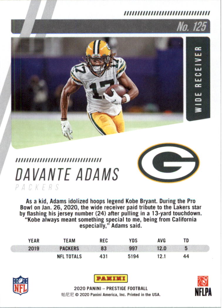 2020 Prestige Football Card Pick 101-330 - Bild 51 von 419