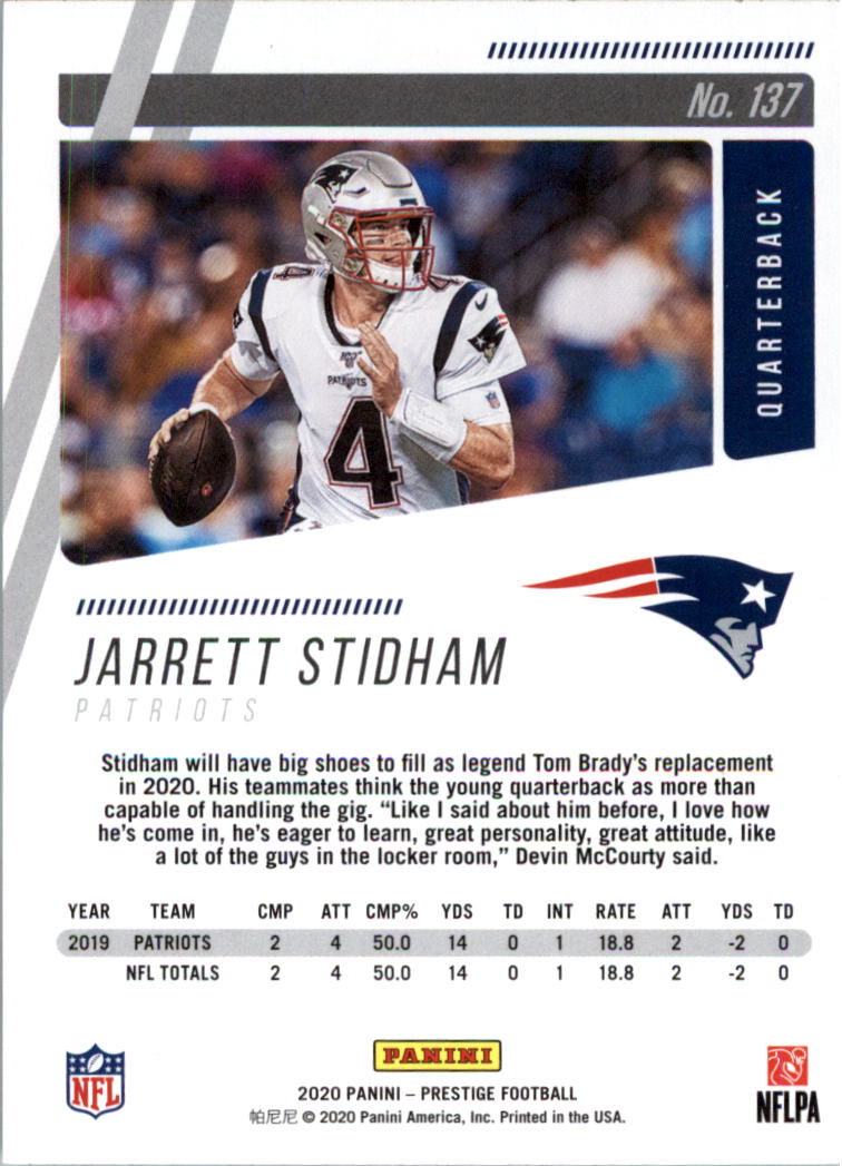 2020 Prestige Football Card Pick 101-330 - Bild 75 von 419