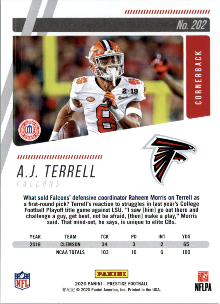 2020 Prestige Football Card Pick 101-330 - Bild 205 von 419