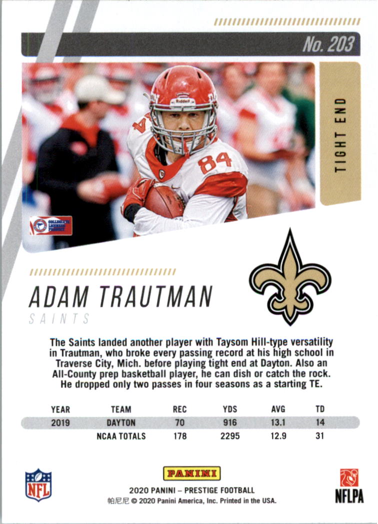 2020 Prestige Football Card Pick 101-330 - Bild 207 von 419