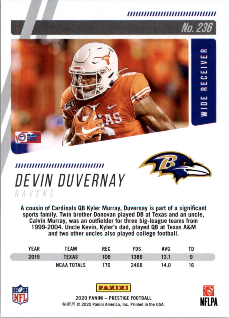 2020 Prestige Football Card Pick 101-330 - Bild 263 von 419