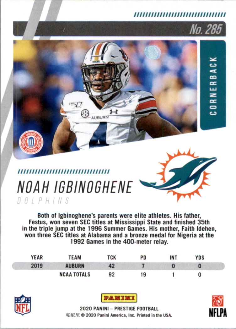 2020 Prestige Football Card Pick 101-330 - Bild 337 von 419