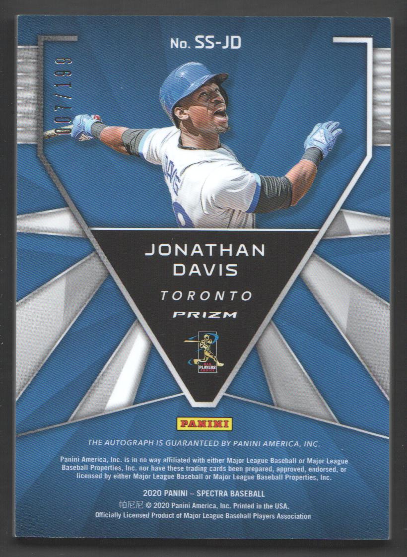 2019 Donruss Jonathan Davis Toronto Blue Jays #221 Baseball card