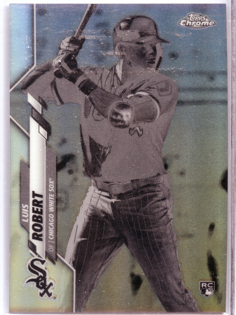 2020 Topps Chrome Negative Refractors #60 Luis Robert - NM