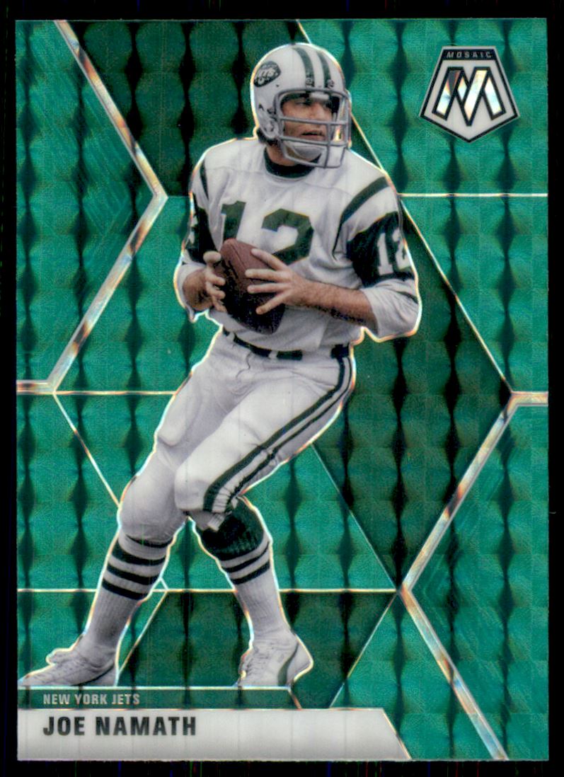 2020 Panini Mosaic Mosaic Green #155 Joe Namath - NM-MT