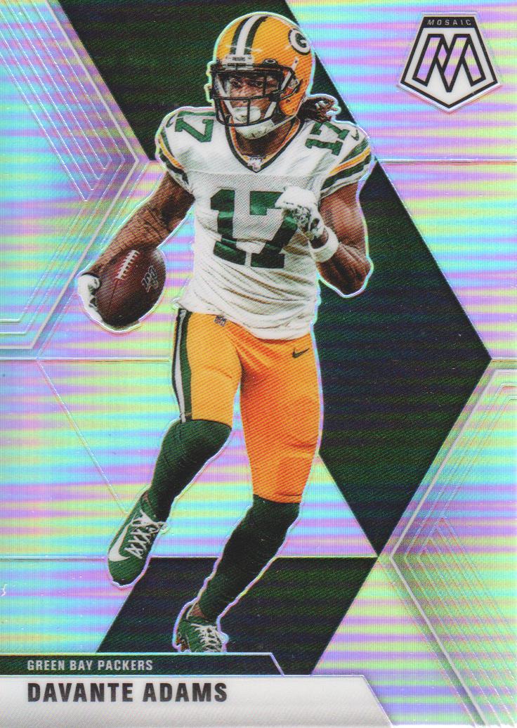 2020 Panini Mosaic Green Prizm Davante Adams #83 Green Bay Packers