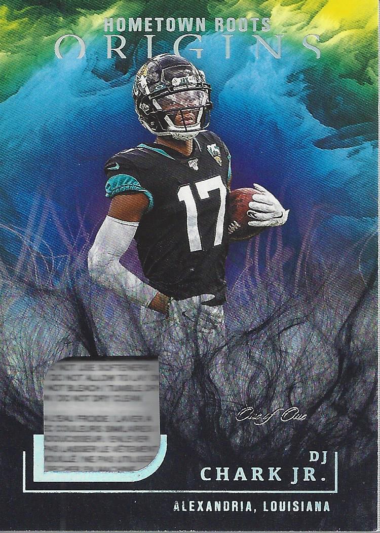 2020 Panini Origins Hometown Roots Jerseys Black #21 D.J. Chark Jr. - NM-MT