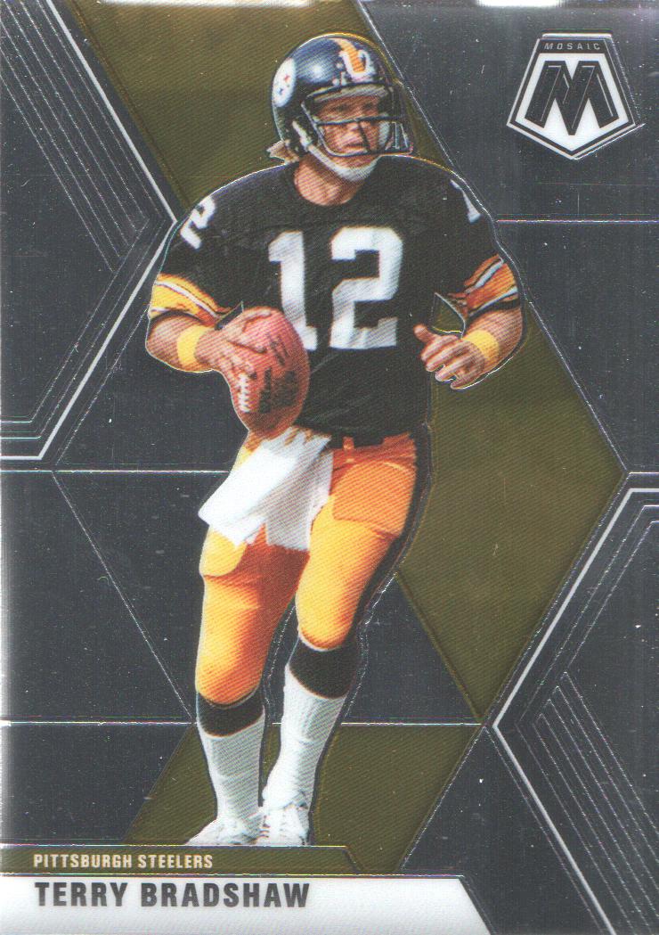 1982 Steelers Police #12 Terry Bradshaw - NM-MT - Steve Taft