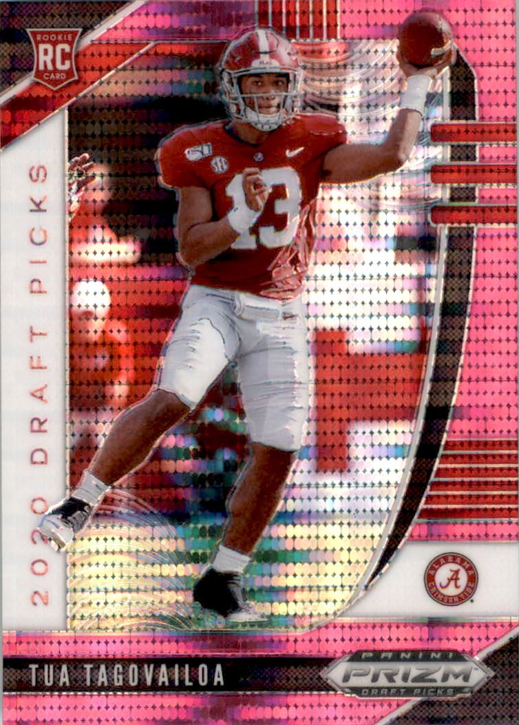 2020 Panini Prizm Draft Picks Prizms Pink Pulsar #101 Tua Tagovailoa