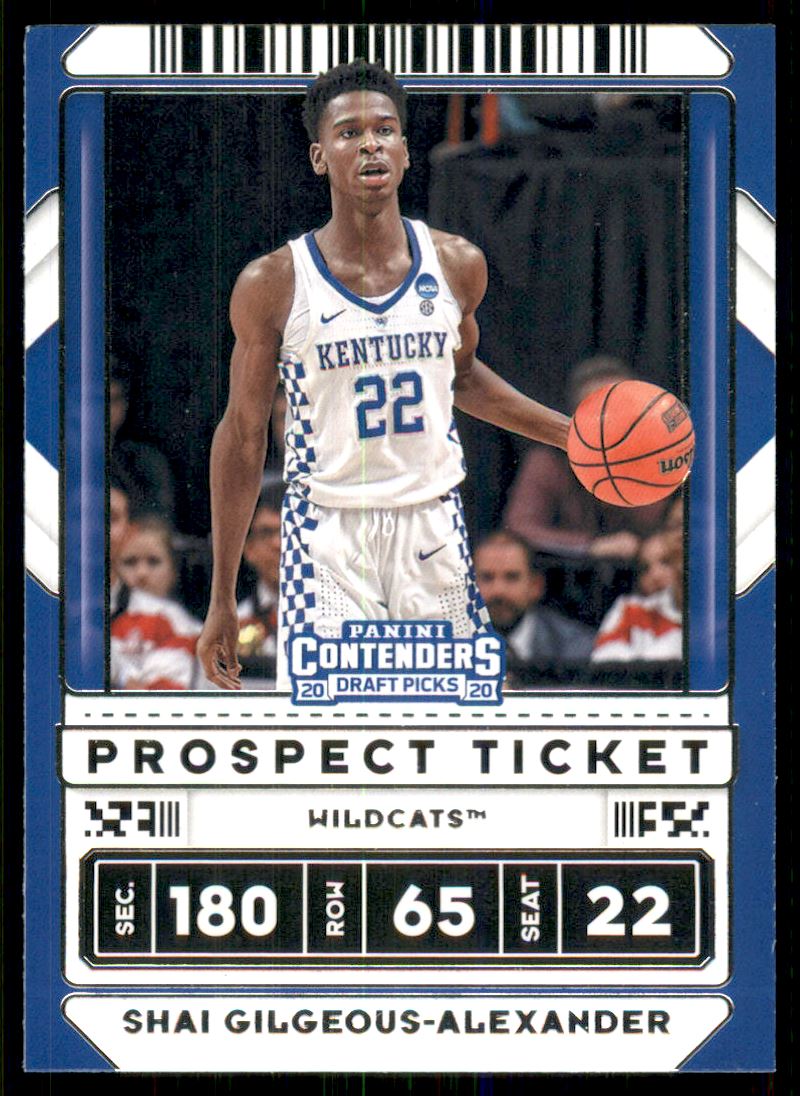 2020-21 Panini Contenders Draft Picks #39 Shai Gilgeous-Alexander