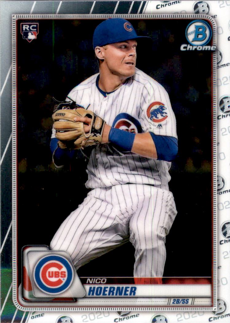 2020 Bowman Chrome #44 Nico Hoerner RC