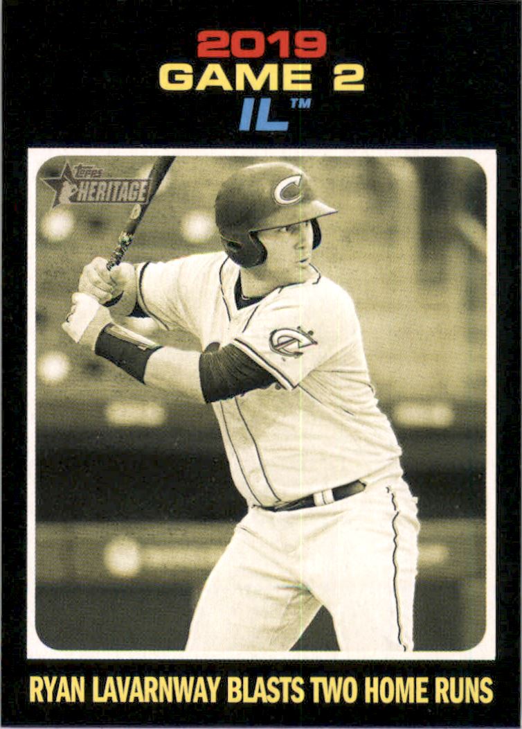 2020 Topps Heritage Minors #199 Ryan Lavarnway HL/Blasts Two Home Runs