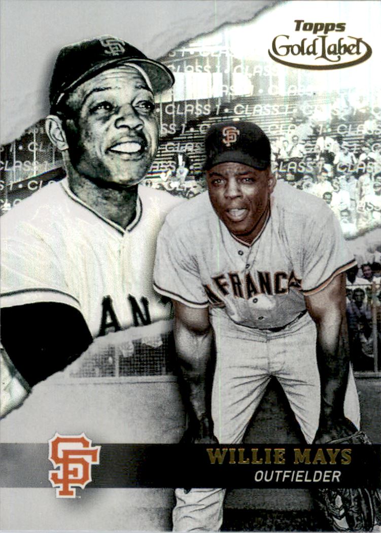 2020 Topps Gold Label Class 1 #84 Willie Mays