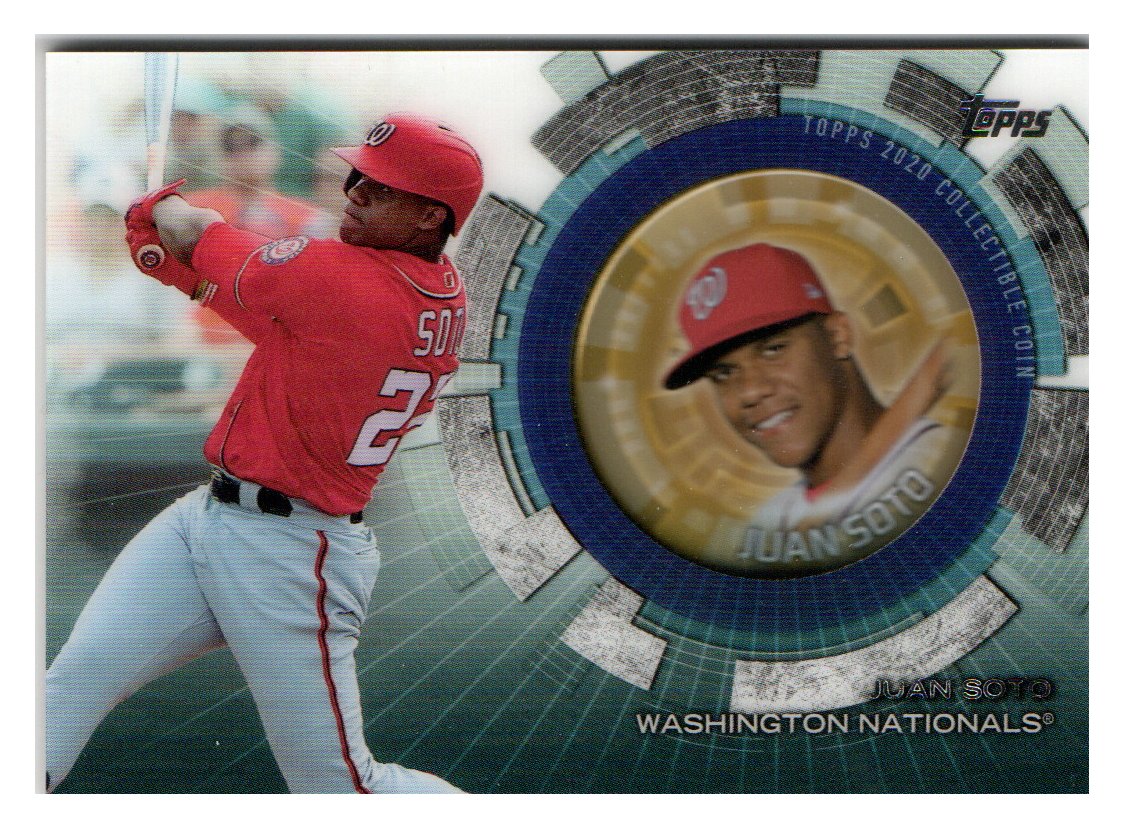 2020 Topps Update Coin Cards #TBCJS Juan Soto - NM-MT