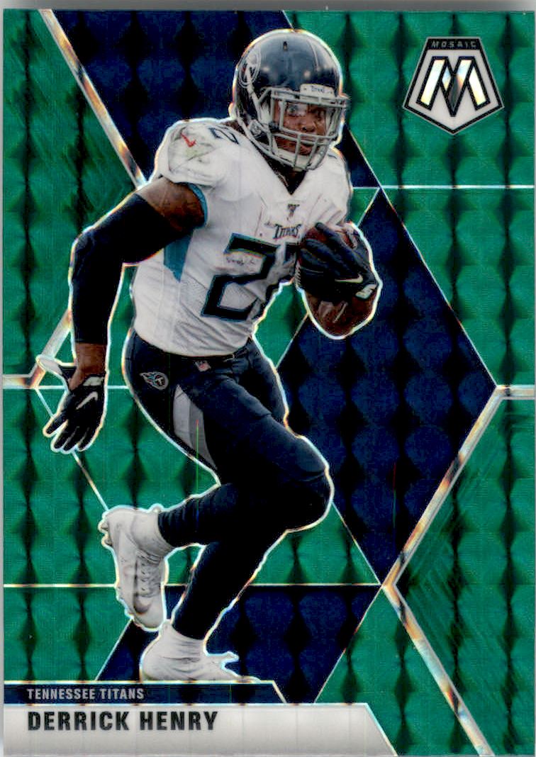 2020 Panini Mosaic Mosaic Green #191 Derrick Henry - NM-MT