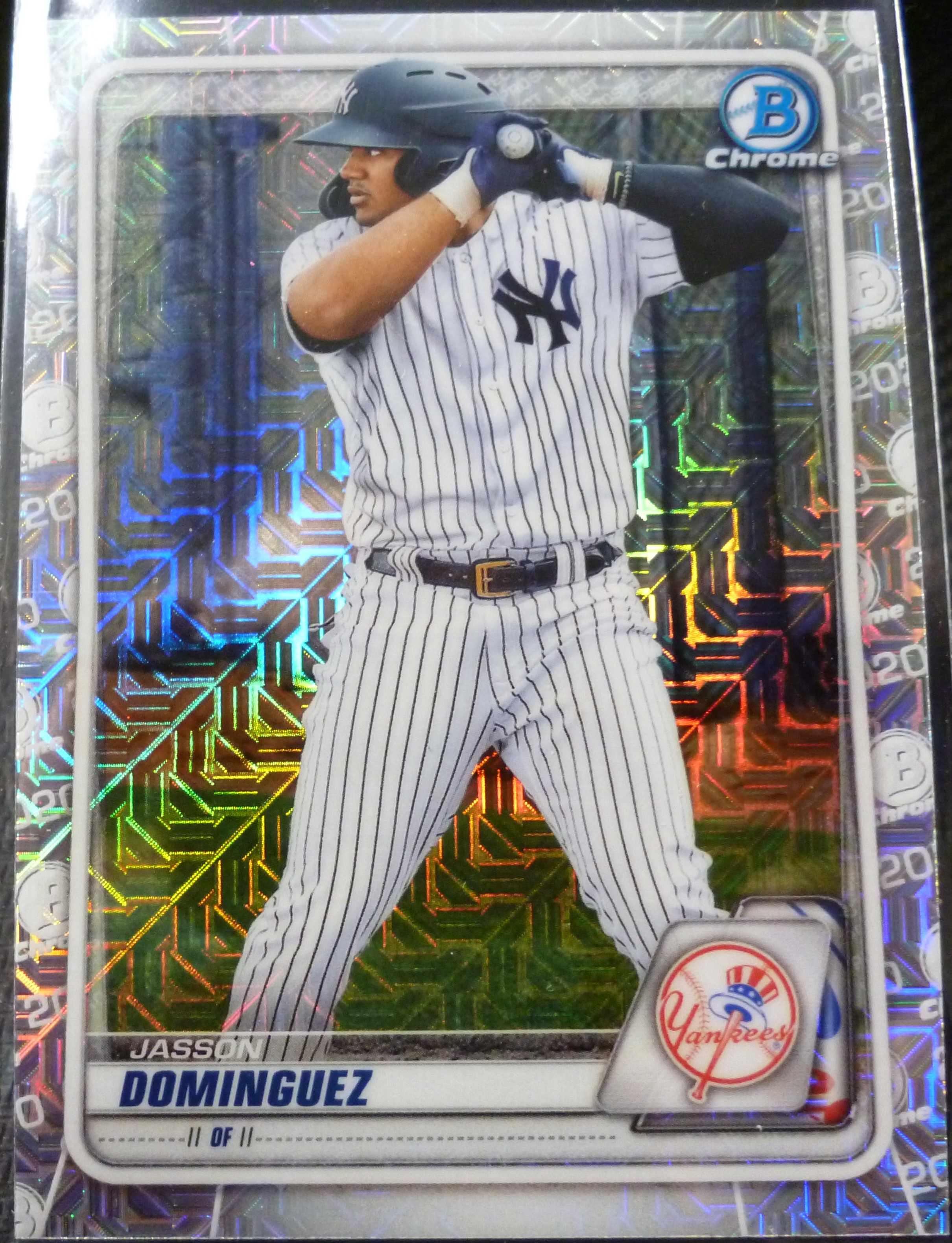 2020 Bowman Chrome Mega Box #BCP243 Jasson Dominguez Rookie Card