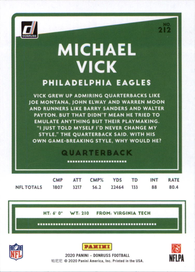 2020 Donruss Football Card Pick (Base) 210-350 - Picture 7 of 265