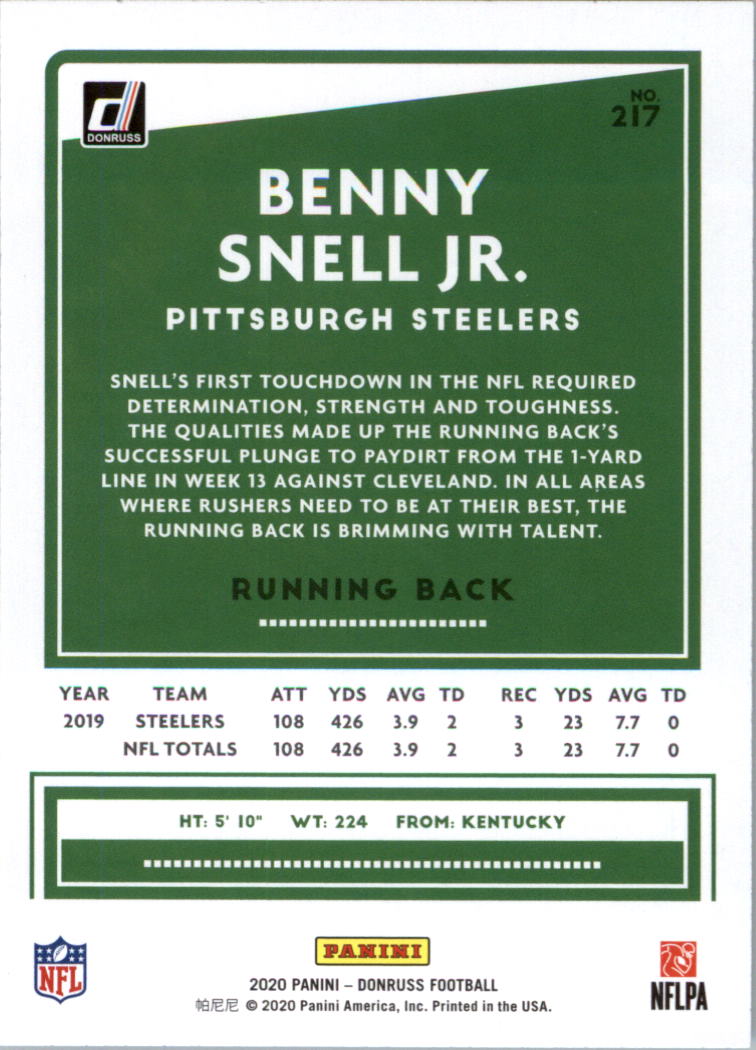 2020 Donruss Football Card Pick (Base) 210-350 - Picture 17 of 265