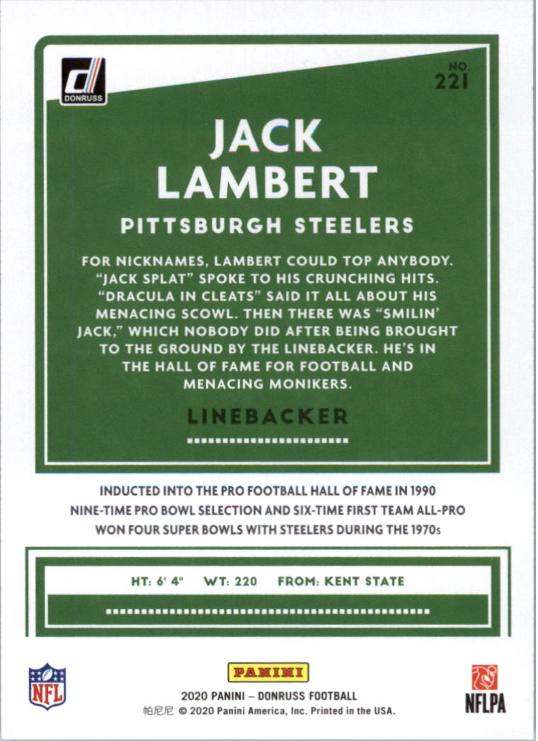 2020 Donruss Football Card Pick (Base) 210-350 - Picture 25 of 265