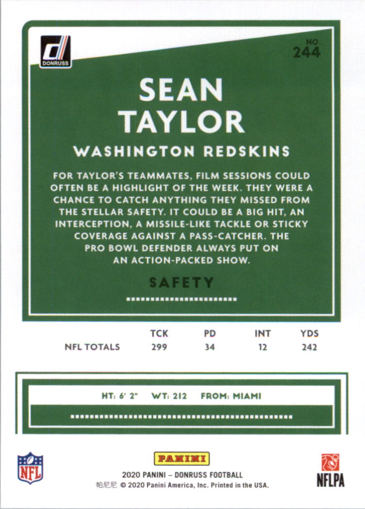 2020 Donruss Football Card Pick (Base) 210-350 - Picture 71 of 265