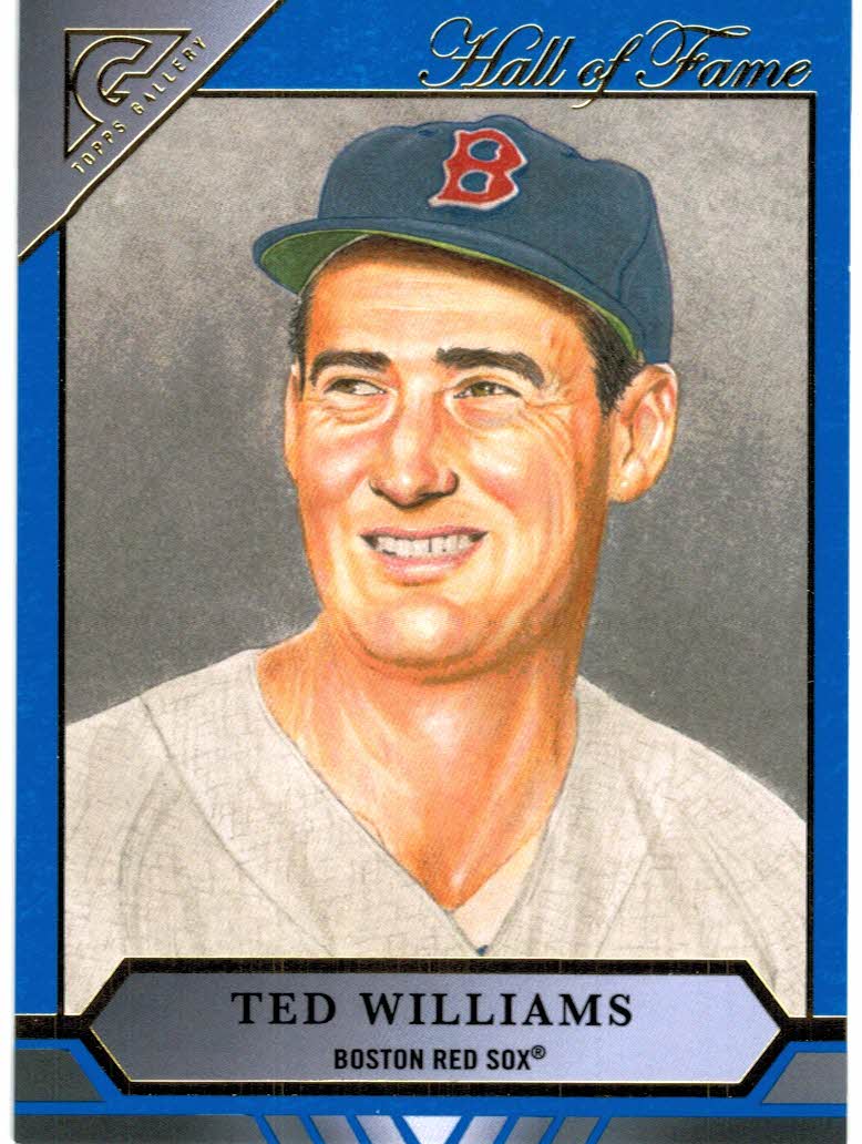 2020 Topps Gallery Hall of Fame Blue #HOFG3 Ted Williams - NM-MT