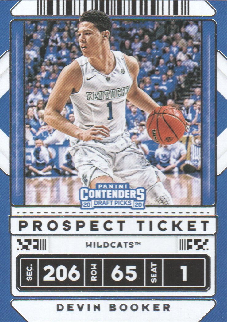 Devin Booker 2019 Panini Contenders Draft Picks Orange Cracked Ice