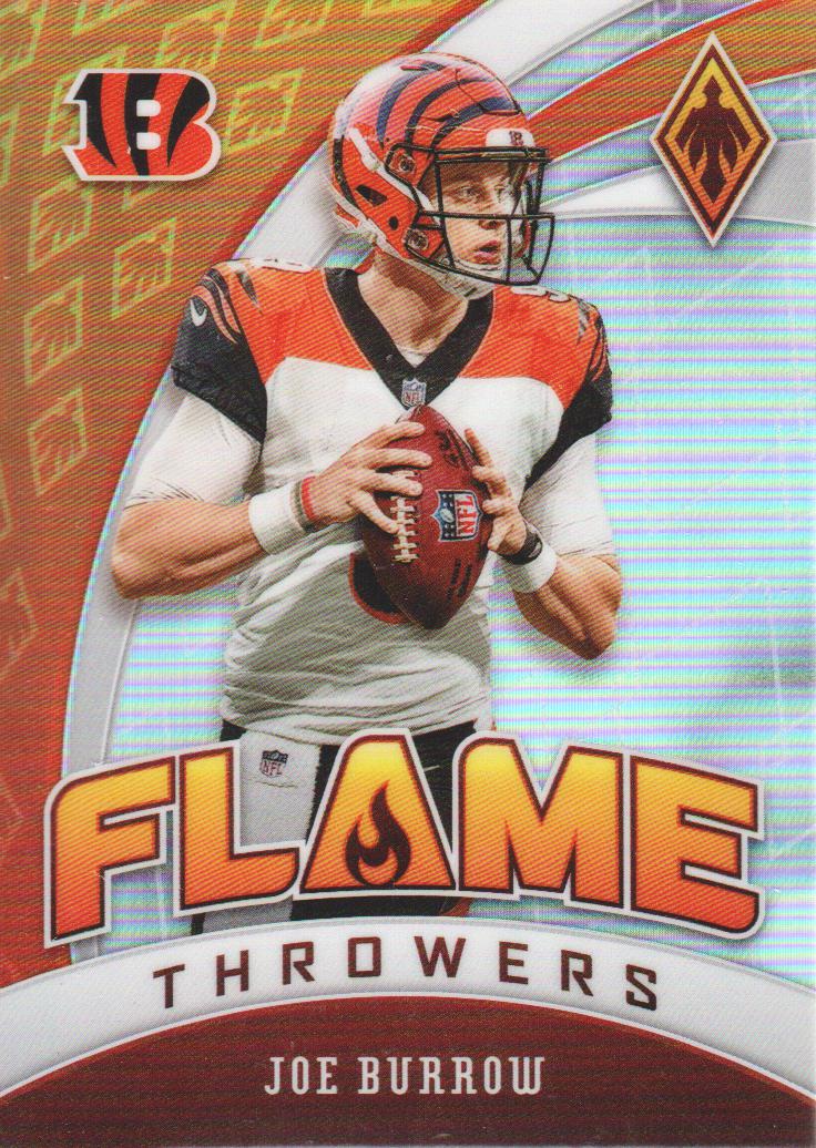 Joe Burrow RC /25 PSA 9 Phoenix Prizm Flame Thrower POP 1