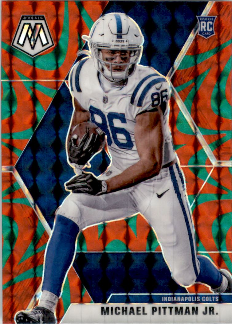 2020 Panini Absolute Football Michael Pittman Jr. Rookie Materials Colts #22