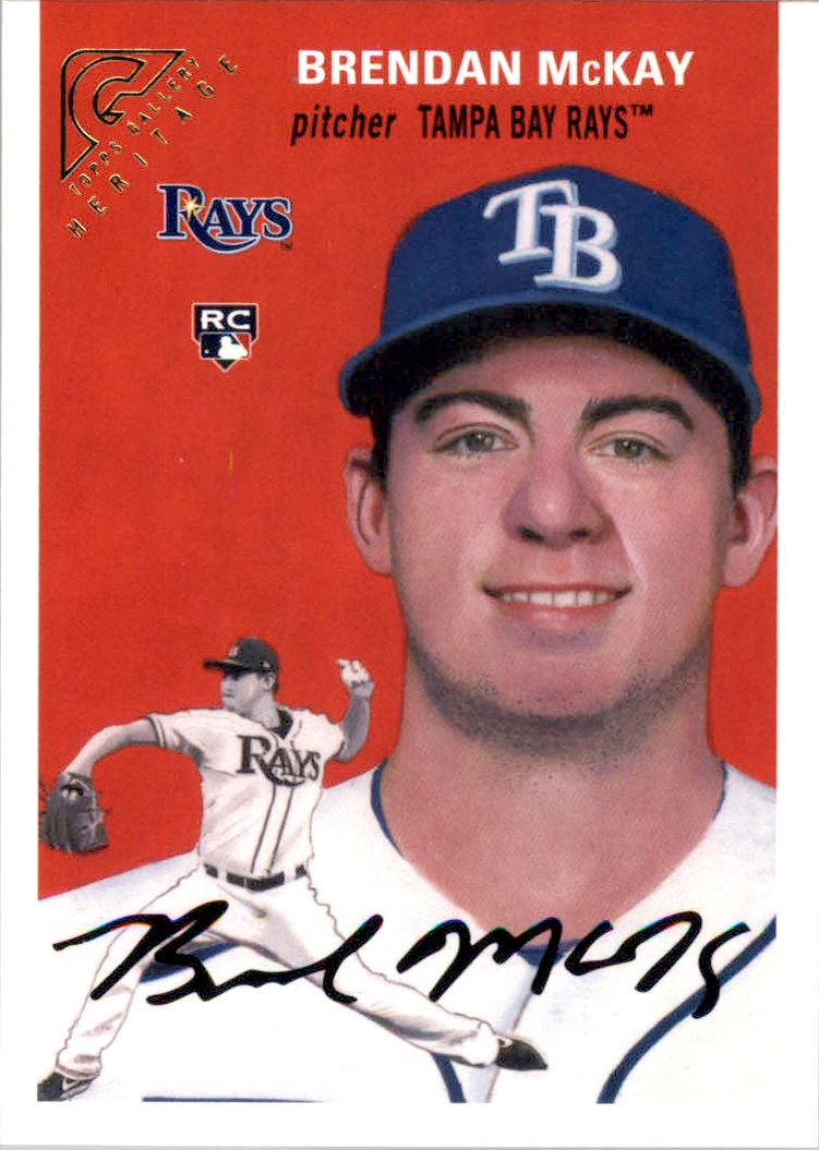 2020 Topps Gallery Heritage #HT34 Brendan McKay - NM-MT