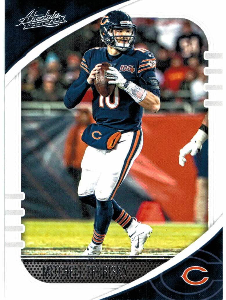 2018 SCORE COLOR RUSH MITCHELL TRUBISKY CHICAGO BEARS #19