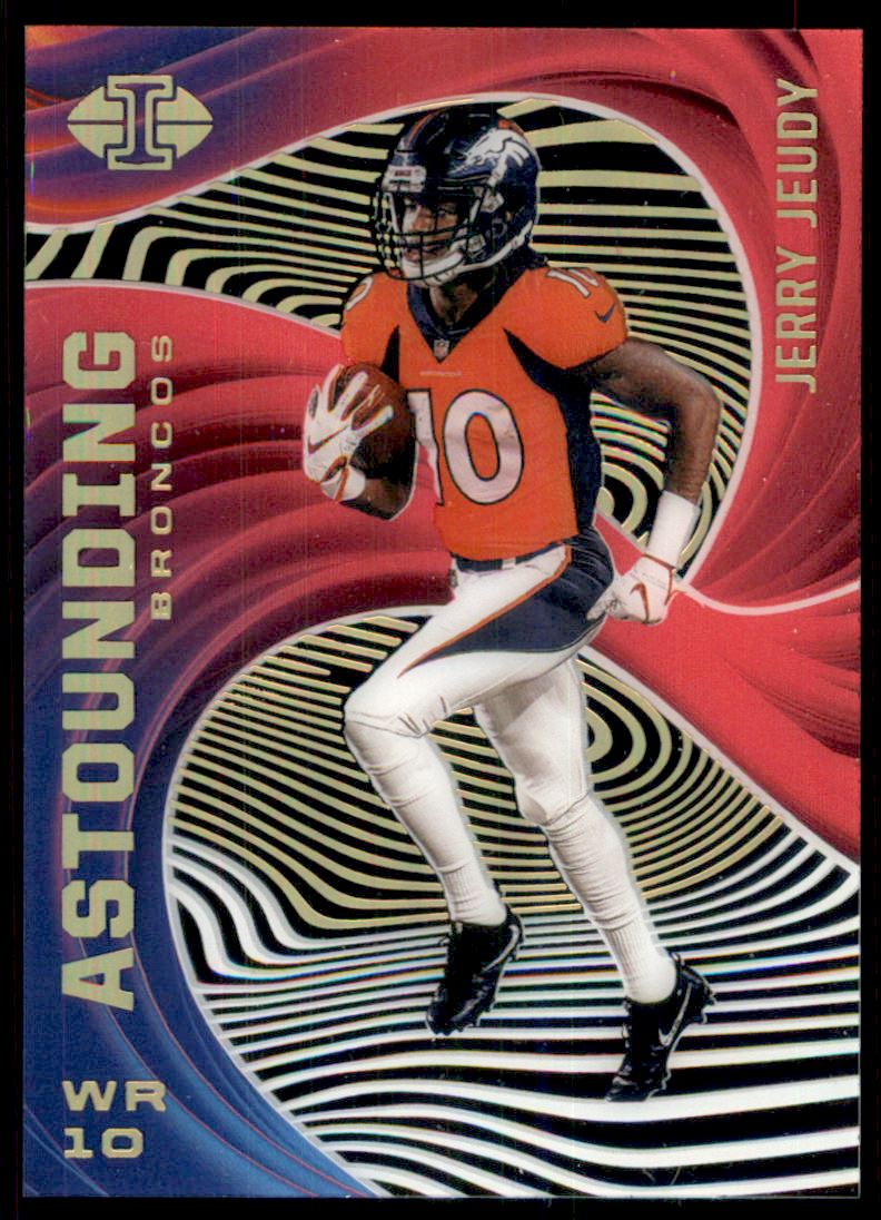 Jerry Jeudy 2020 PANINI ABSOLUTE ROOKIE MATERIALS RC JSY #7 DENVER  BRONCOS!