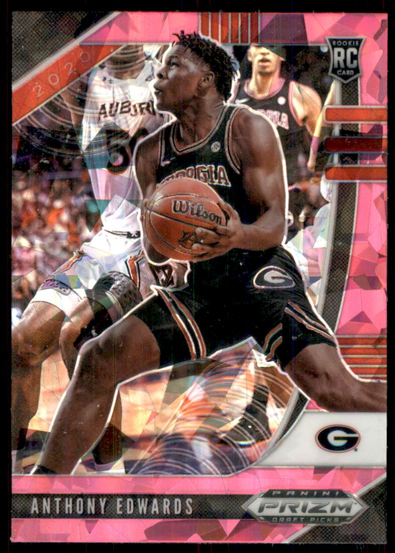 2020-21 Panini Prizm Draft Picks #41 Anthony Edwards - Rookie Year