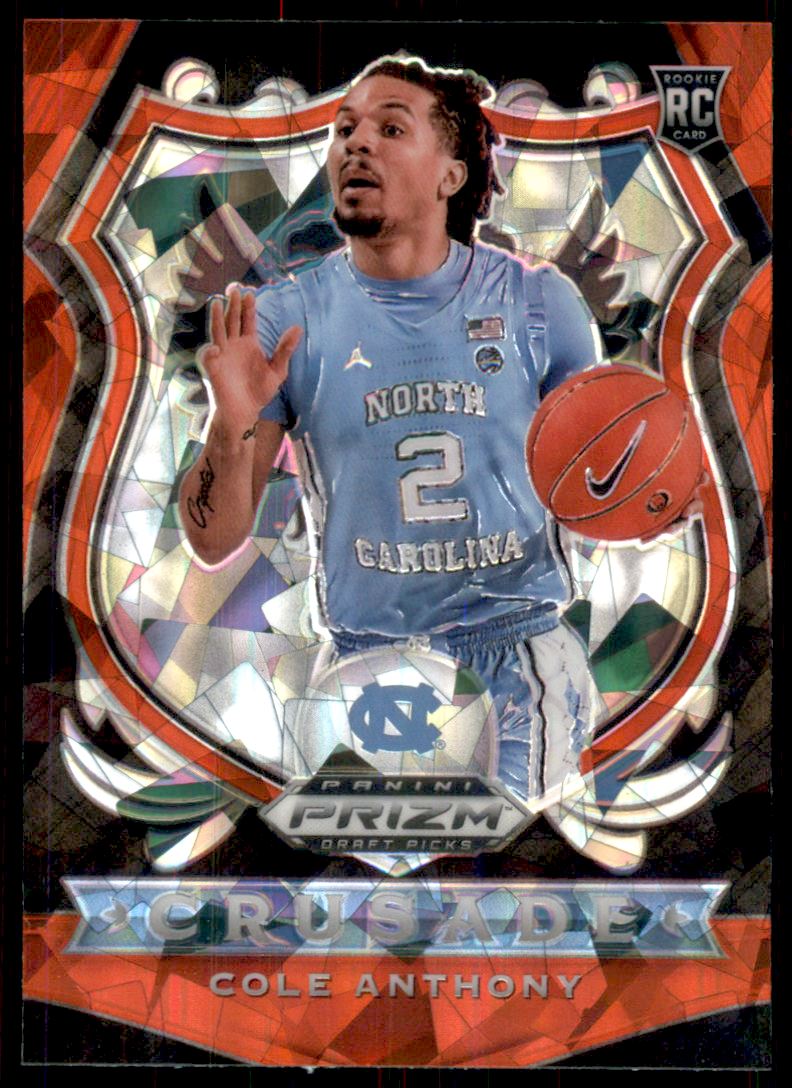 2020-21 Panini Prizm Draft Picks Prizms Red Ice #89 Cole Anthony CR - NM-MT