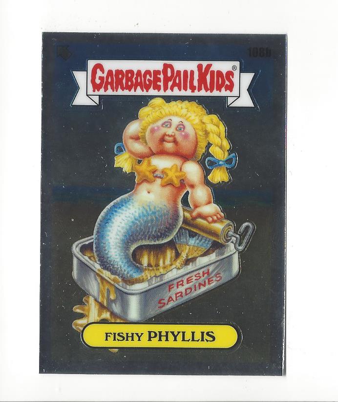 2020 Topps Chrome Garbage Pail Kids Series 3 #108b Fishy Phyllis