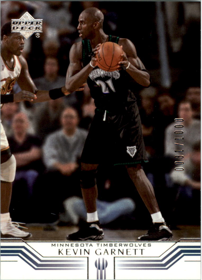 2002-03 Upper Deck Spokesmen #KG1 Kevin Garnett/1000 - NM-MT