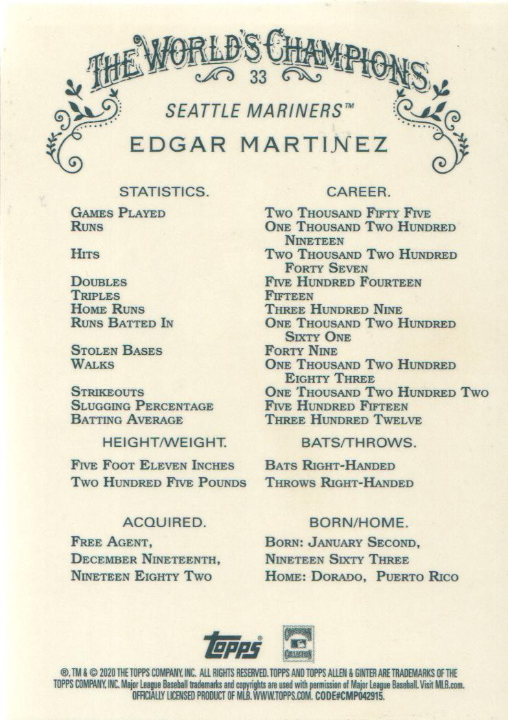 2020 Topps Allen and Ginter Chrome Baseball BASE Cards: Pick from List (#1-300) - Picture 23 of 280