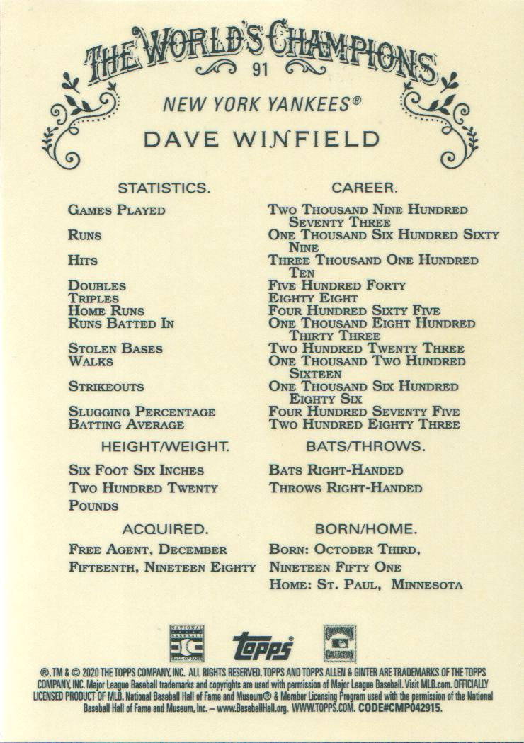 2020 Topps Allen and Ginter Chrome Baseball BASE Cards: Pick from List (#1-300) - Picture 69 of 280