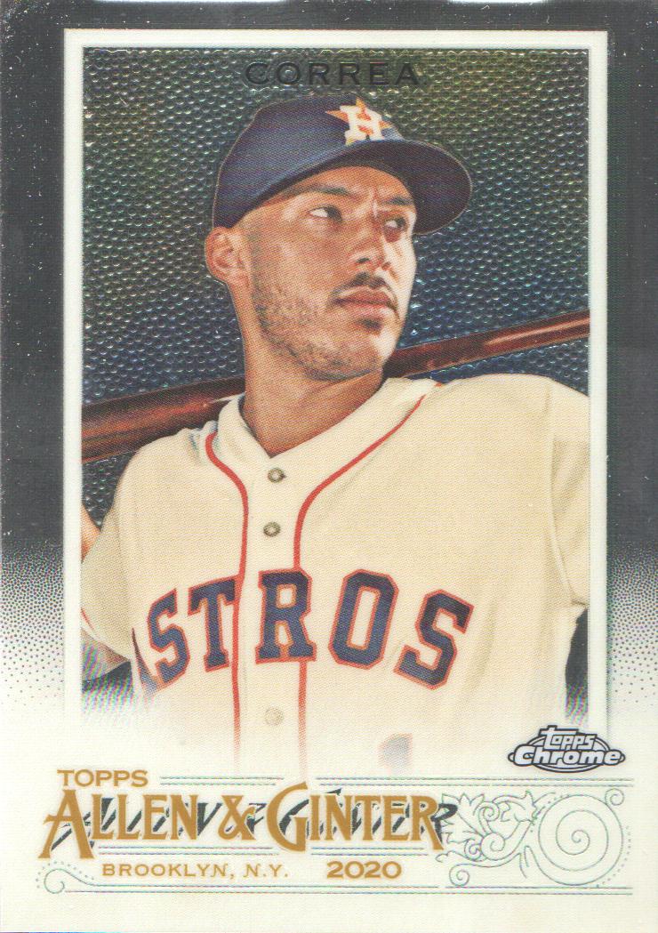 2020 Topps Allen and Ginter Chrome Baseball BASE Cards: Pick from List (#1-300) - Picture 105 of 280