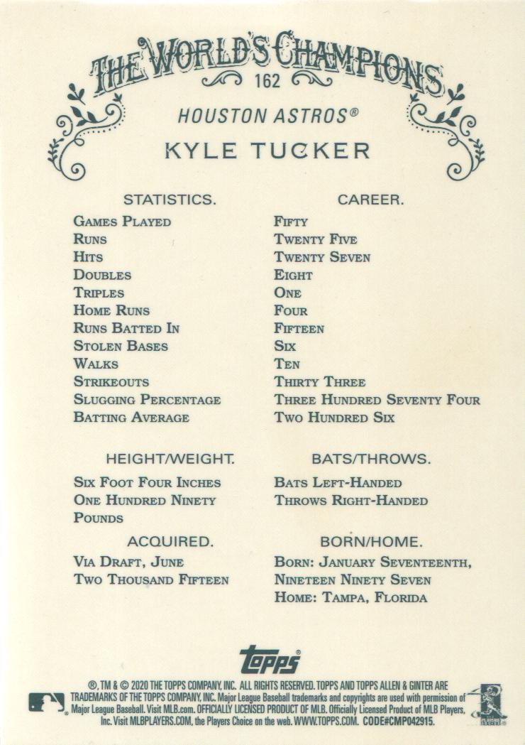 2020 Topps Allen and Ginter Chrome Baseball BASE Cards: Pick from List (#1-300) - Picture 131 of 280