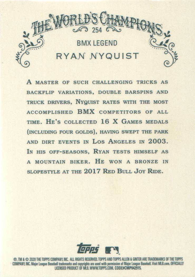 2020 Topps Allen and Ginter Chrome Baseball BASE Cards: Pick from List (#1-300) - Picture 233 of 280