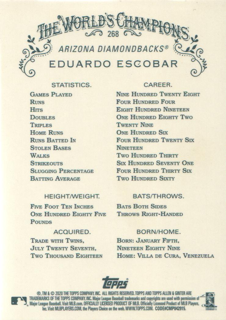 2020 Topps Allen and Ginter Chrome Baseball BASE Cards: Pick from List (#1-300) - Picture 246 of 280