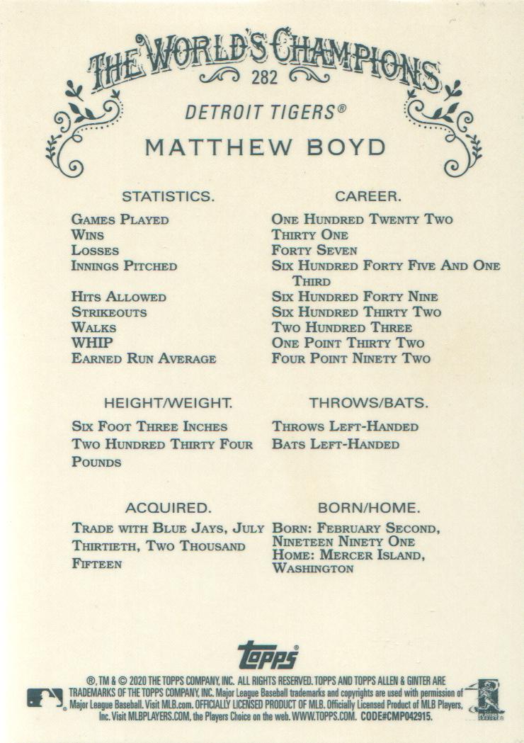 2020 Topps Allen and Ginter Chrome Baseball BASE Cards: Pick from List (#1-300) - Picture 261 of 280