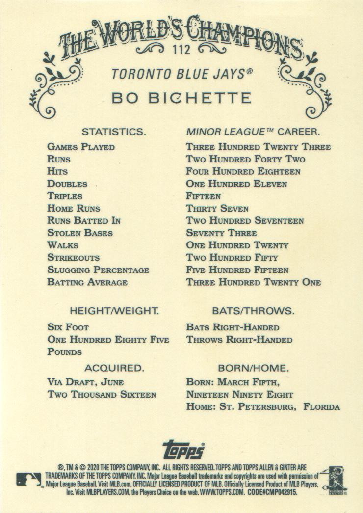 2020 Topps Allen and Ginter Chrome Baseball BASE Cards: Pick from List (#1-300) - Picture 84 of 280